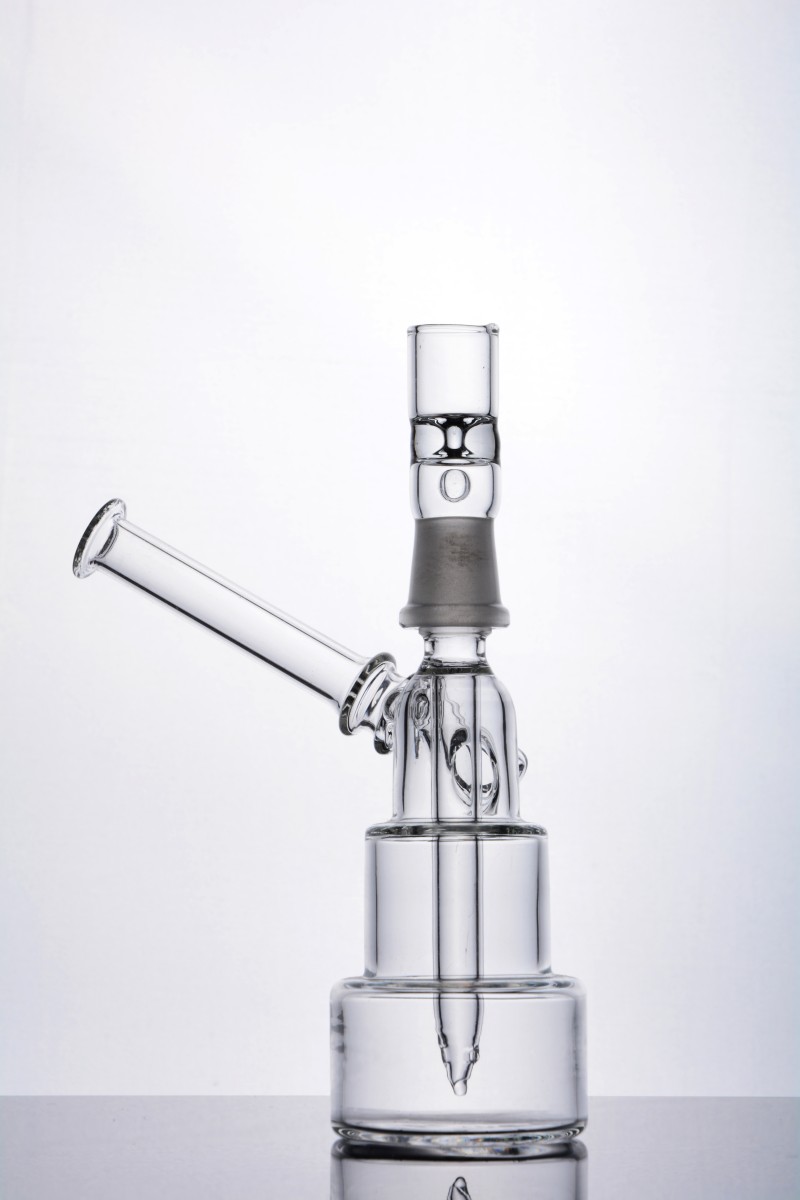

Hot Sale Small Glass Bongs Three Layers For glass bongs glass water pipe hookah with 14mm Joint