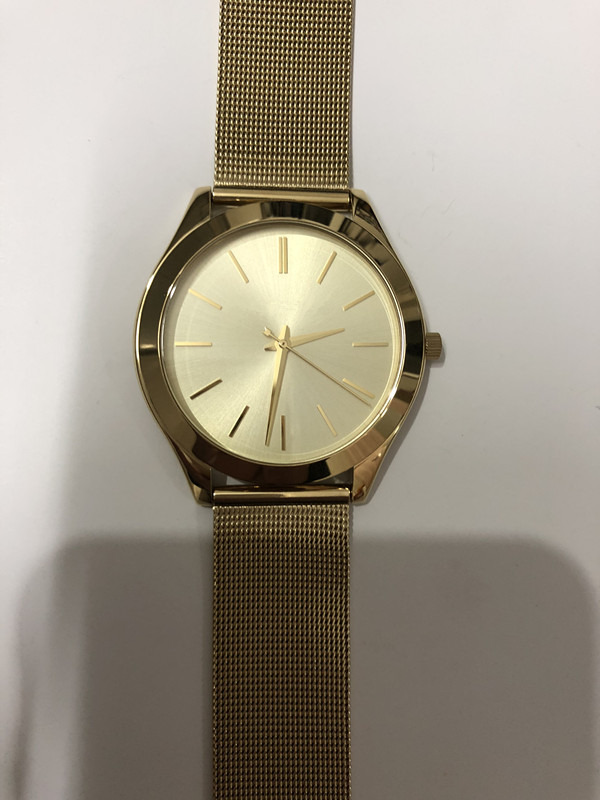 

Fashion ladies watch, gold-colored 3282 stainless steel quartz waterproof watch, women's favorite! Luxury High Quality + Free Shipping