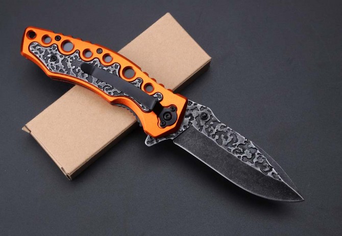 

F96 Quick Open Folding Knife Knives Outdoor Camping Hunting Pocket Gift Knife Xmas gift knife for man 1pcs freeshipping