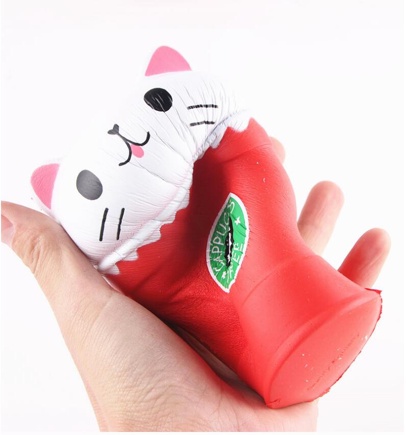 

Squishy Toys PU Fidget Toy Cat Cup Style Slow Rising Toy Decompression Toys MCT 012