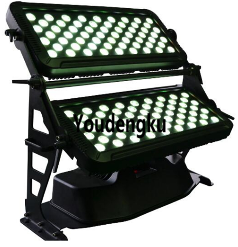 2 pieces 1200w City Color DMX Waterproof 120pcs 10W RGBW 4 in1 LED Wall Washer Light ip65 DMX led city color light-image-433113831