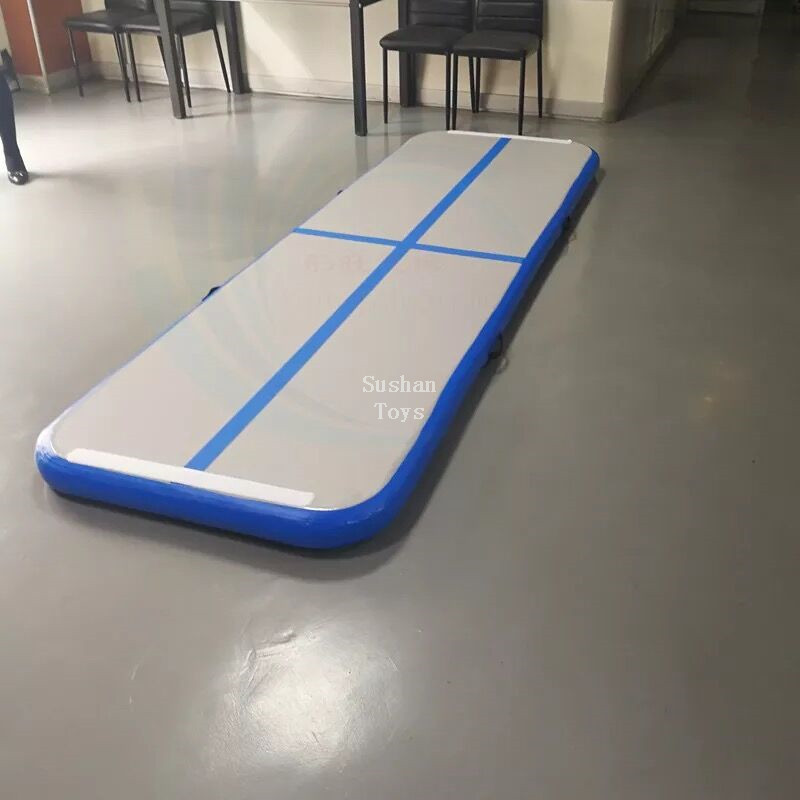 

door to door 4x1x0.2m gymnastics inflatable air track tumbling mat gym airtrack for sale