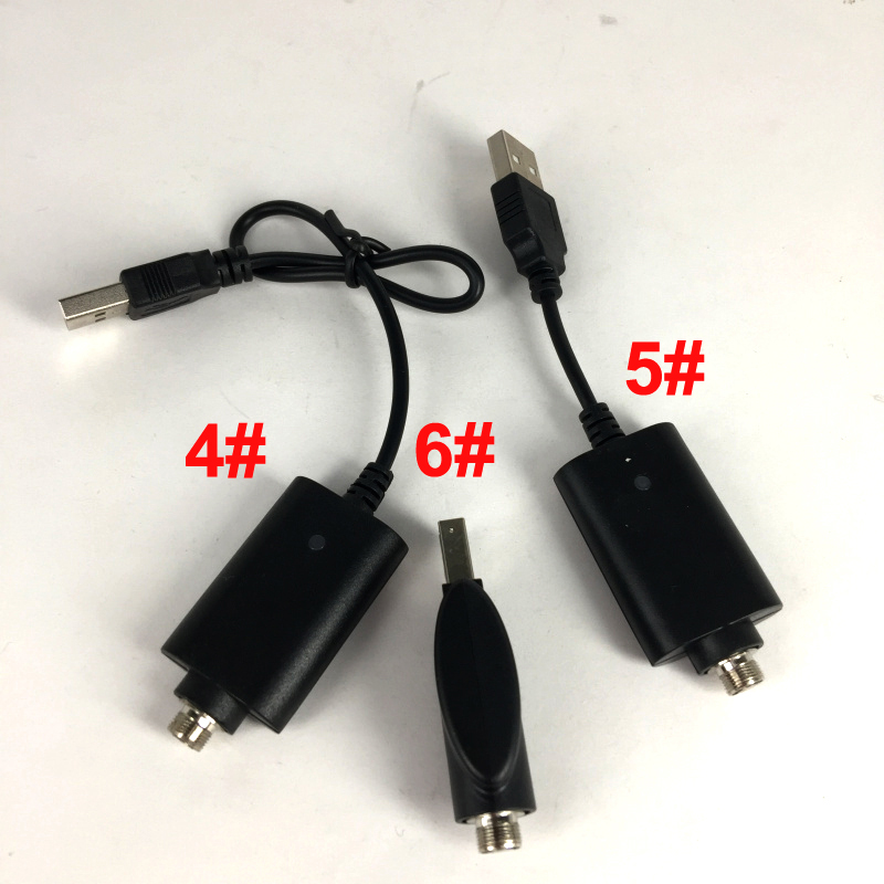 

6 style Universal Ego 510 wireless Short Long cable USB Charger Cable Cord Adapter ecig Battery Charger Compatible 510 Vaporizer Vape Pen