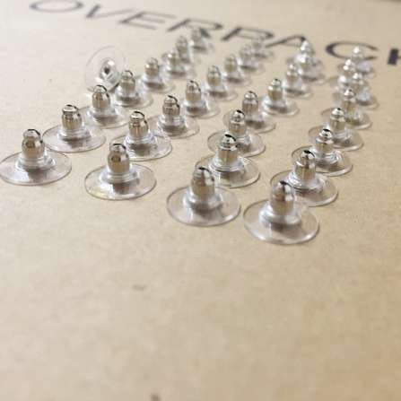 

50pcs/lot Alloy Earring Backs Bullet Stoppers Earnuts Earring Plugs DIY Gold Silver Plated Findings Jewelry Accessories ES2