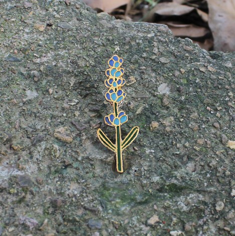 Good Wish Lavender Brooch Pins Dainty Enamel Fashion Handbag ,Backpack ,Lapel Pin Great Jewelry Gift Idea For Lady/ Girlsl-image-424108260