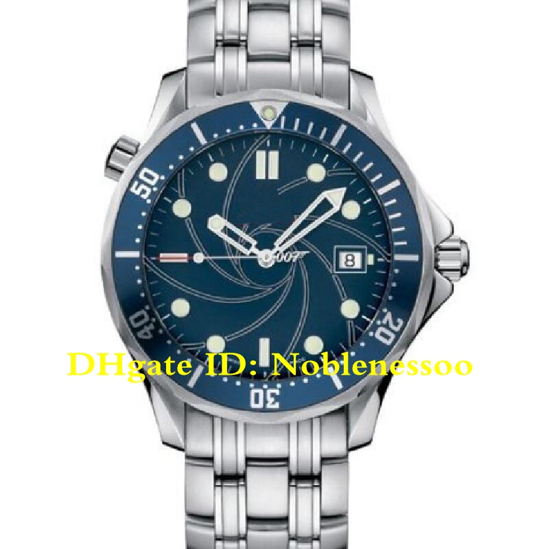 

Top Luxury Men's James Bond 007 Blue Dial Stainless Steel Casino Royale Limited Edition Mens Watch 2226.80.00 Professional Automatic Watches, Original box