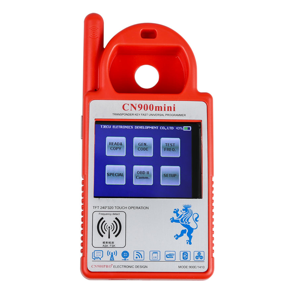 

Smart CN900 Mini Transponder Auto Key Programmer Multi-languages Key Maker for 4C/4D/46 48 G Chips