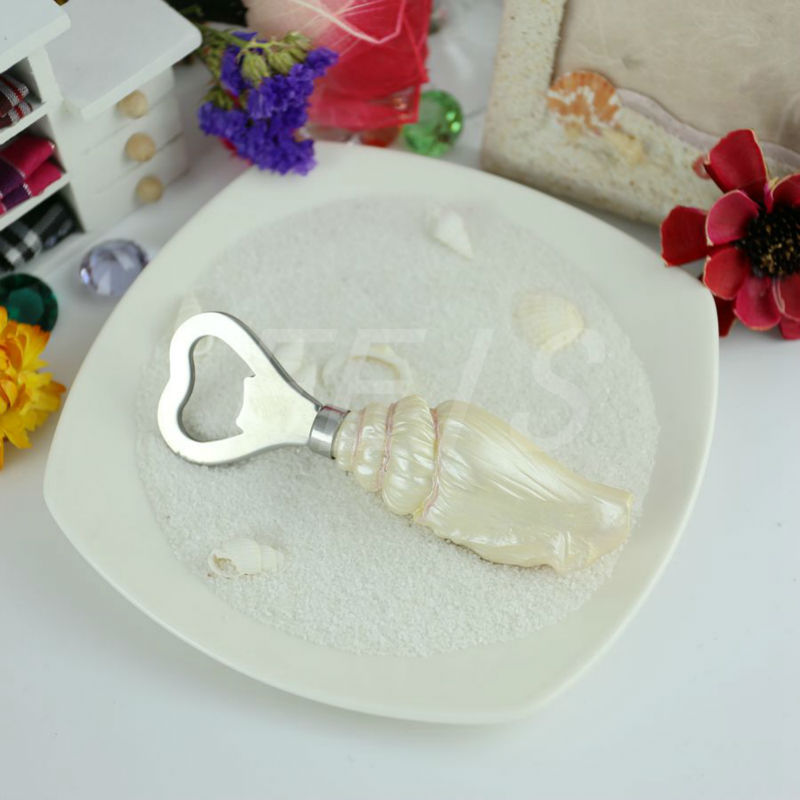 

Hotsale FEIS wholesale the conch bottle opener wedding favor party birthday gifts kitchen suppliers, Beige
