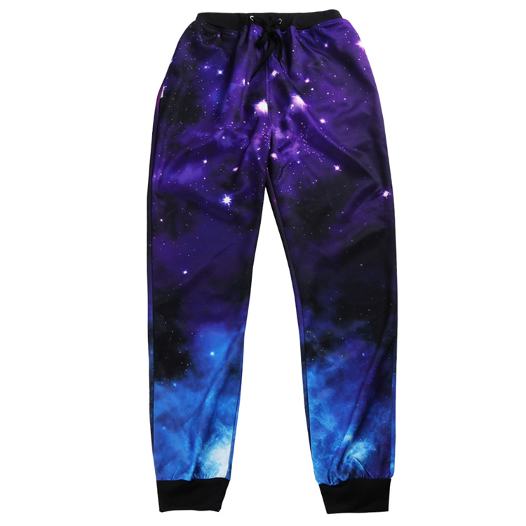 

Men's Pants Summer Men 3D Printed Trends Fashion Hip Hop Casual Beach Trousers, As pic