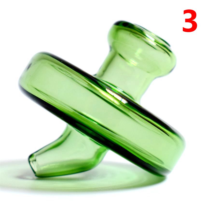 

35mm OD Universal Colored glass UFO carb cap dome for Quartz banger Nails glass water pipes, dab oil rigs glass bong