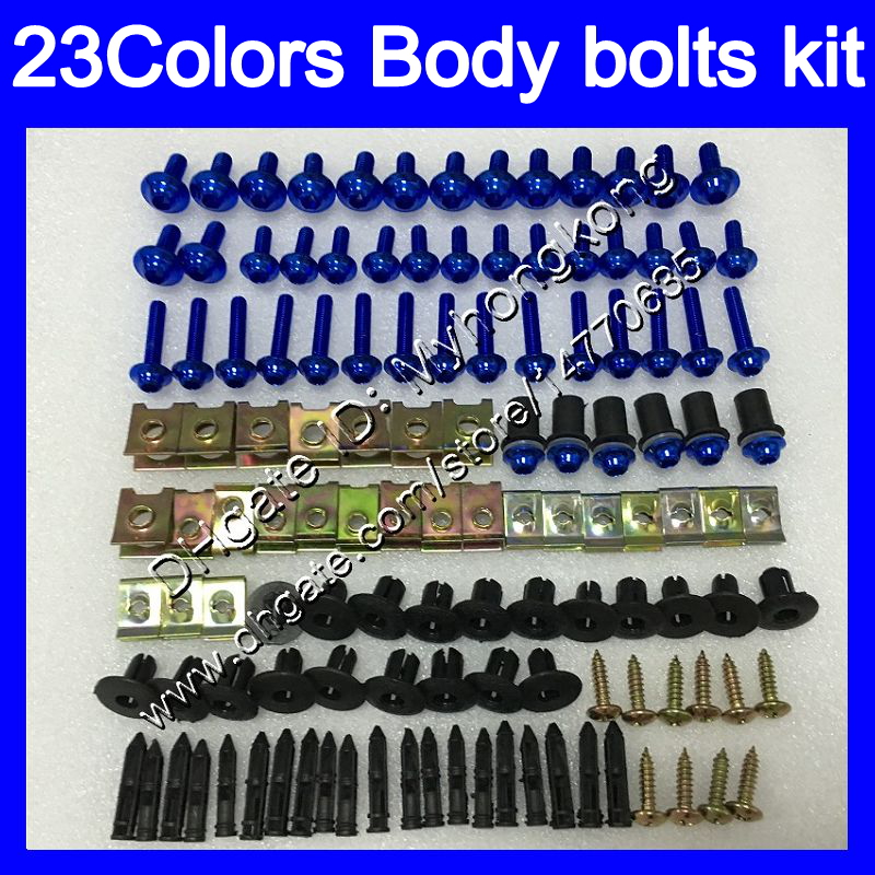 

Fairing bolts full screw kit For Aprilia RS4 125 RS125 06 07 08 09 10 11 RS 125 2006 2007 2008 2011 Body Nuts screws nut bolt kit 23Colors, No.1