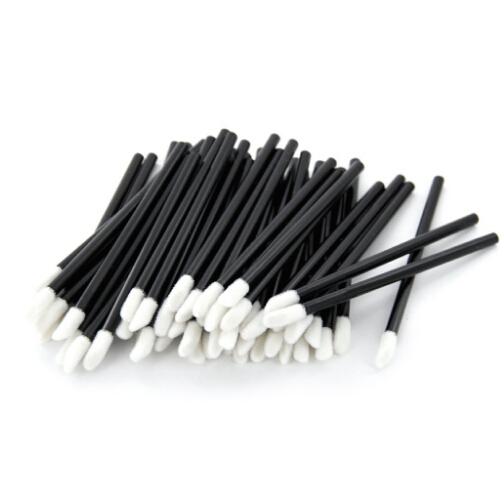 

New Hot Best Sale 300 Pcs Disposable Lip Brush Lipstick Applicator Makeup Tool Black Color Free Shipping