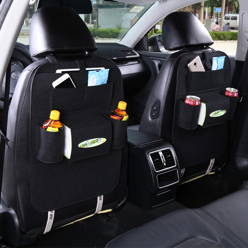 AMOYER Asiento Trasero del Coche Organizador Multi-Bolsillo Colgantes Asiento Trasero del Coche Organizador Coches De Almacenamiento M/ás Fr/ías Modelos Seat Organizador