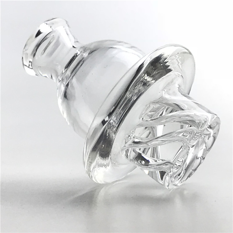 

Newest bubble carb cap with 35mm OD thick pyrex glass GTR carb caps 6 holes spin terp tops UFO caps for quartz banger