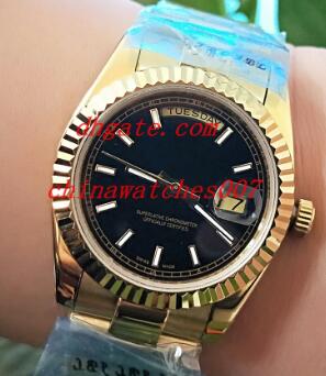 

Hot sale Mens Stainless bracelet 36 mm Black Diagonal 228238 Sport Wristwatch Men's Automatic Mechanical