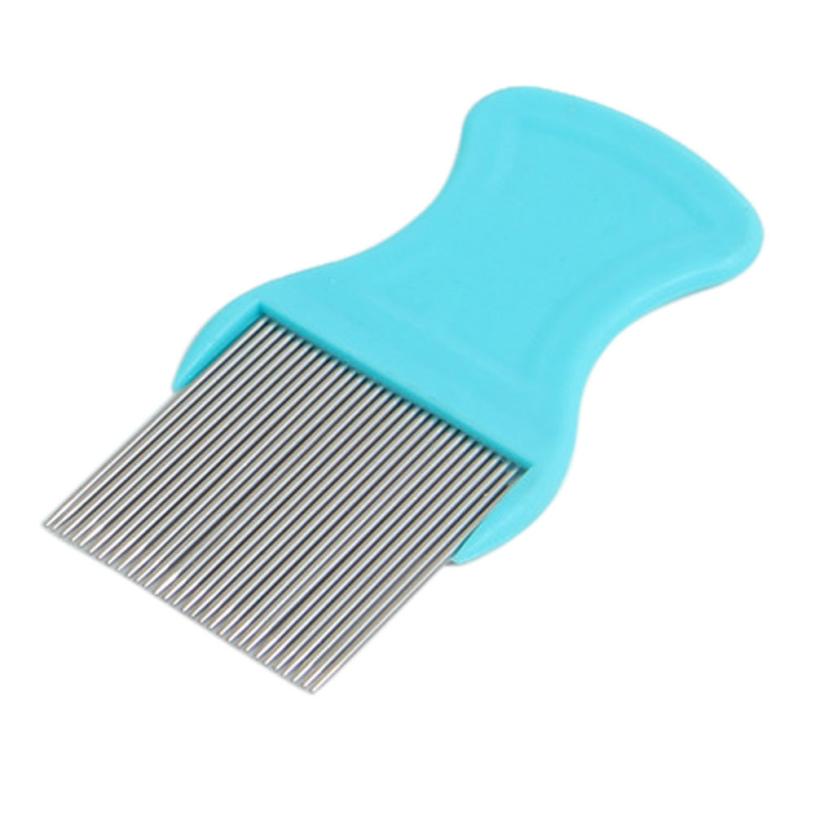 

Hair Lice Comb Brushes Terminator Fine Egg Dust Nit Free Removal Stainless SteelX7075Down