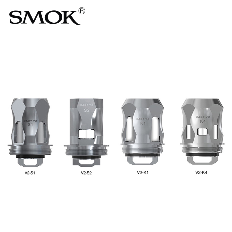 

SMOK TFV8 Baby V2 Coils Heads S1 S2 K1 K4 Atomizer Core Replacement Coil for TFV8 Baby V2 Tank 100% Original