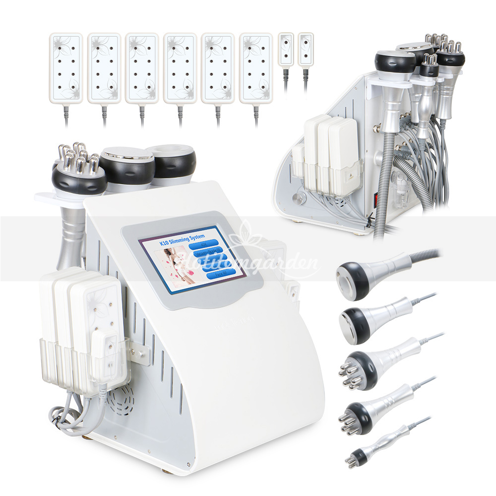 Radio Frequency RF Skin Care Vacuum 40K Cavitation Bipolar Lipo Laser Slimming Weight Loss Beauty Machine