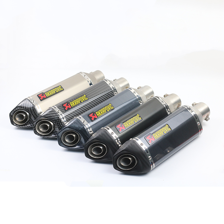 

38-51mm Motorcycle Stainless Steel Exhaust Muffler Pipe System With Removable DB Killer Silp on For kawasaki ninja 650 Huang Long 250