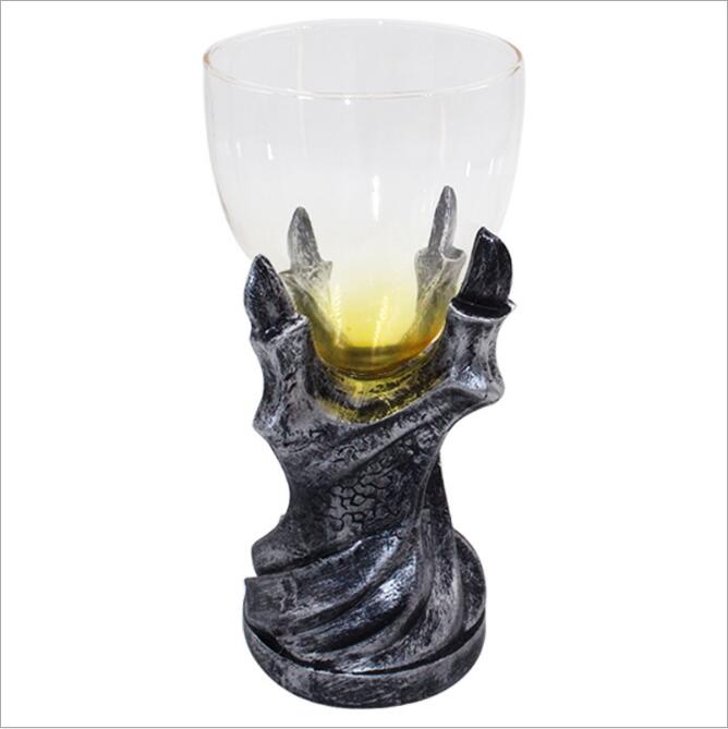 Haute Qualité Dragon Claw Goblet High Boron Température Verre Explosion Modèles Coupe Cadeau Creative Cadeaux Tasse de bière Bar Verres à vin