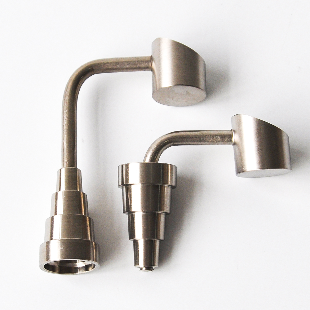 

6 in 1 Titanium Nail Gr2 titanium banger nail 10mm&14mm&18mm male&female joint for water pipe free shipping