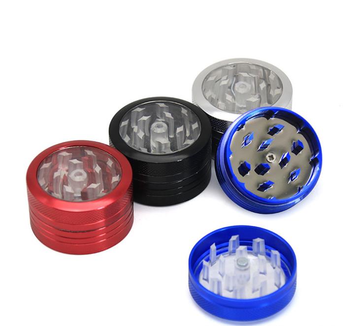 

The 2 layer roof pressing tobacco grinder Aluminum Alloy Yanju Mini diameter 40MM