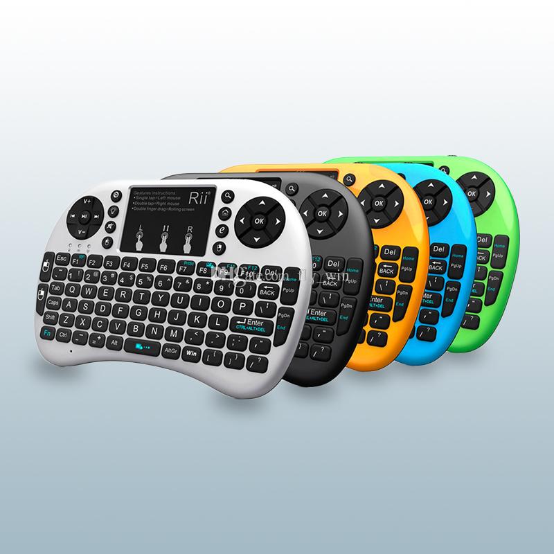 Rii I8 Fly Air Mouse 2.4G Colorful Backlit Backlight Wireless Touchpad Keyboard Multifunction for Andriod TV Box HTPC PC Pad DHL SHIP-image-413516863