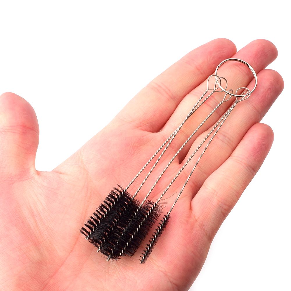 

5pcs/Set Tattoo Machine Gun Tube Tip Cleaning Brush For Accessories Airbrush Spray Gun Cleaning Repair Tool Kit Needle Brush Set