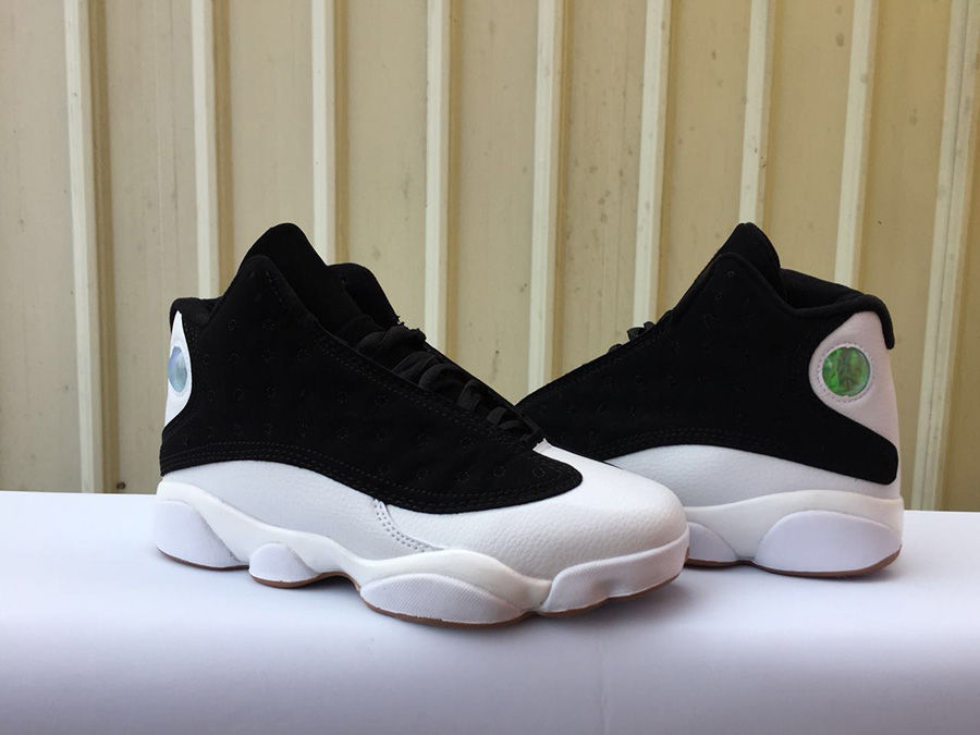 2018 Mens Womens 13 GS Basketball Shoes City of Flight 439358-021 Men Women Black/Metallic Gold-White-Gum Medium Brown Sports Shoes