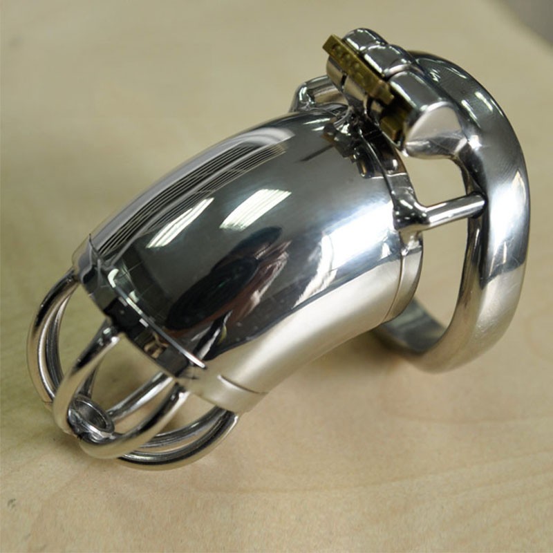 

penis sleeve metal cage 304 stainless steel cock cages male chastity device dick lock bondage for men sex toys
