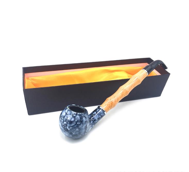 

Classic style filter pipe, marble texture, medium length pipe