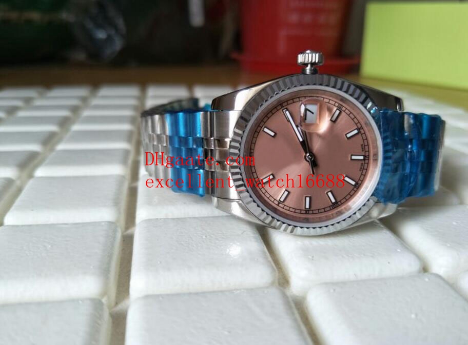 

Fashion Luxury watches Date just 36 mm 279174 pink Dial Asian 2813 Automatic Mechanical Stainless Steel Women's Watch Wristwatch