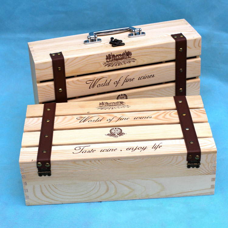 Discount Wood Wine Boxes Wood Wine Boxes Wholesale 2020 On Sale