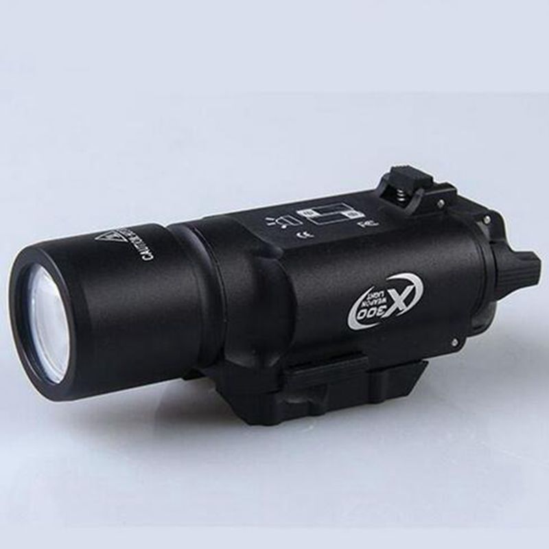 

Tactical 500 lumens LED Rifle Flashlight X300 Lanterna White Light Torch For Rifle