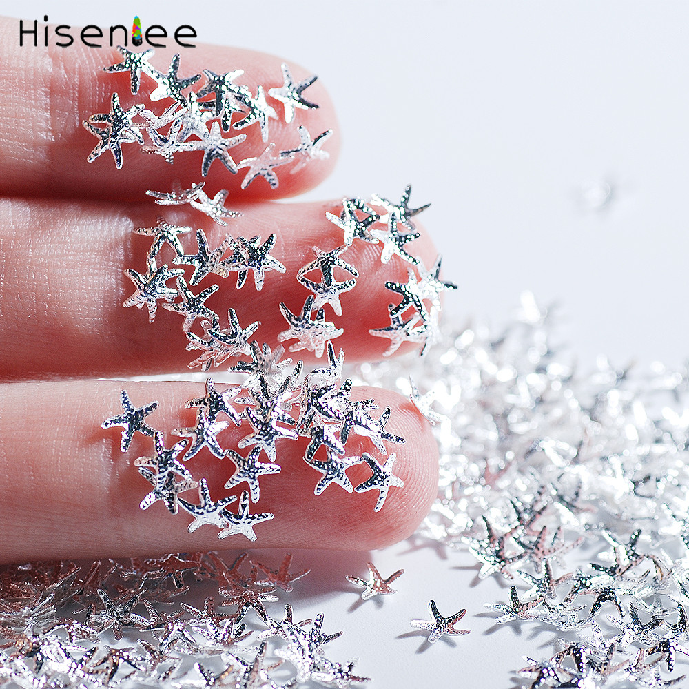 

High quality mini fashion popular pattern rivet design silver metal punk style dedicated DIY charm nail jewelry decoration tools