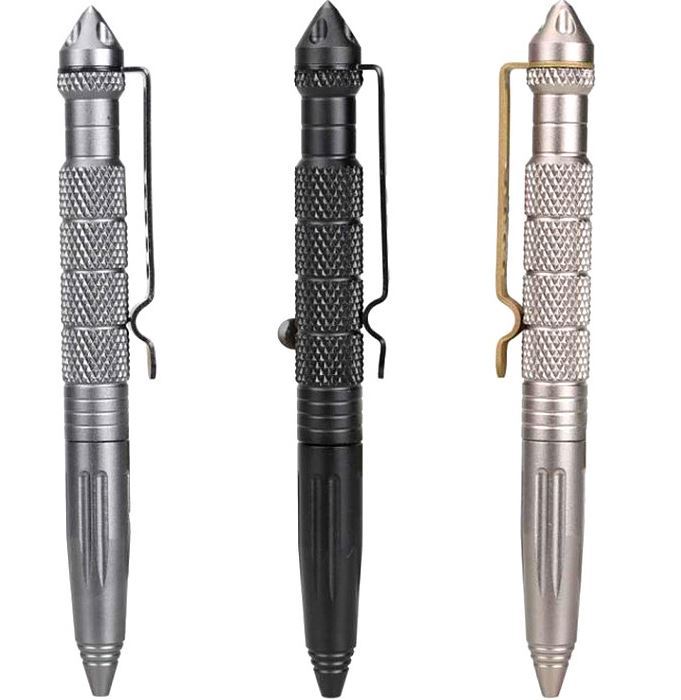 

Tactical Accessories Survival Bat Pen Self-defense Emergency Window Breaking Telescopic Tool, Black