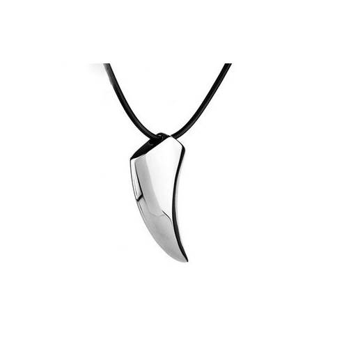

LEMOER Fashion Brave Men's Necklace Stainless Steel Wolf Tooth Necklace Animal Pendant Necklaces Jewelry Gift Wholesale