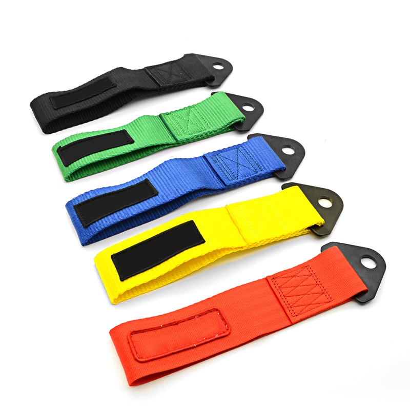 

Universal High Strength Racing Tow Towing Strap Hook Front Rear Bumper Truck Car With Logo