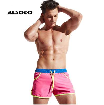 

ALSOTO Board Shorts Men's Summer Recreational Beach Pants Short De Bain Quick-drying Movement Surfing Shorts De Bain Boxer