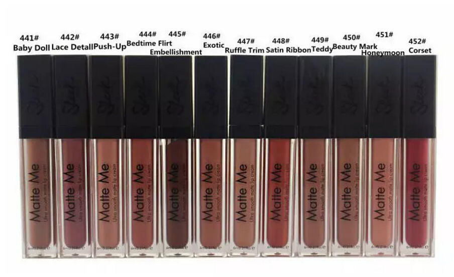 Sleek MakeUp - Ultra Smooth Matte Me Lipstick Lip Gloss Cream Long Lasting 12colors-image-414554225