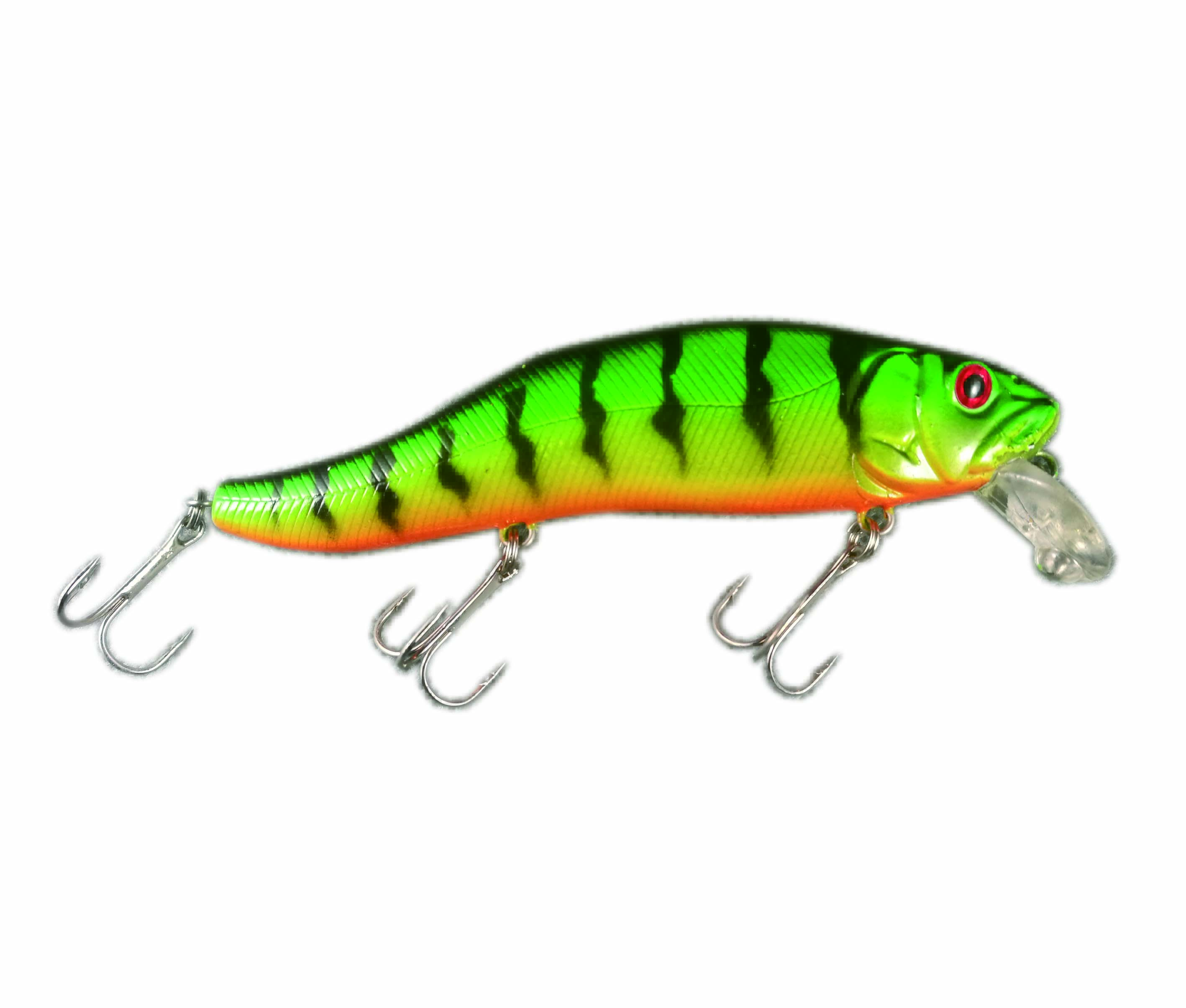 

Lot 10 FISHING LURES CRANKBAIT HOOKS BASS 24.5g/12cm