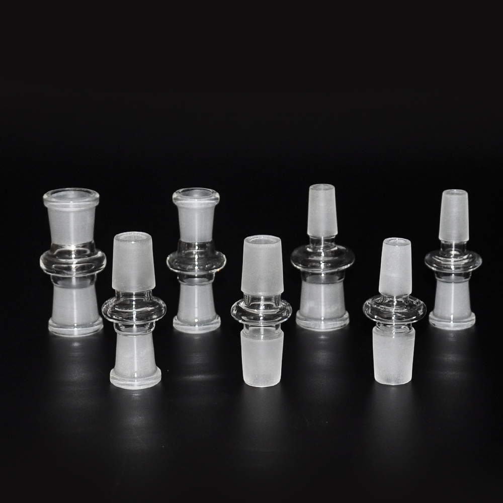

Good Price Glass Adaptor Dropdown Adaptor with male/female 14mm 18mm glass bong oil rig free shipping