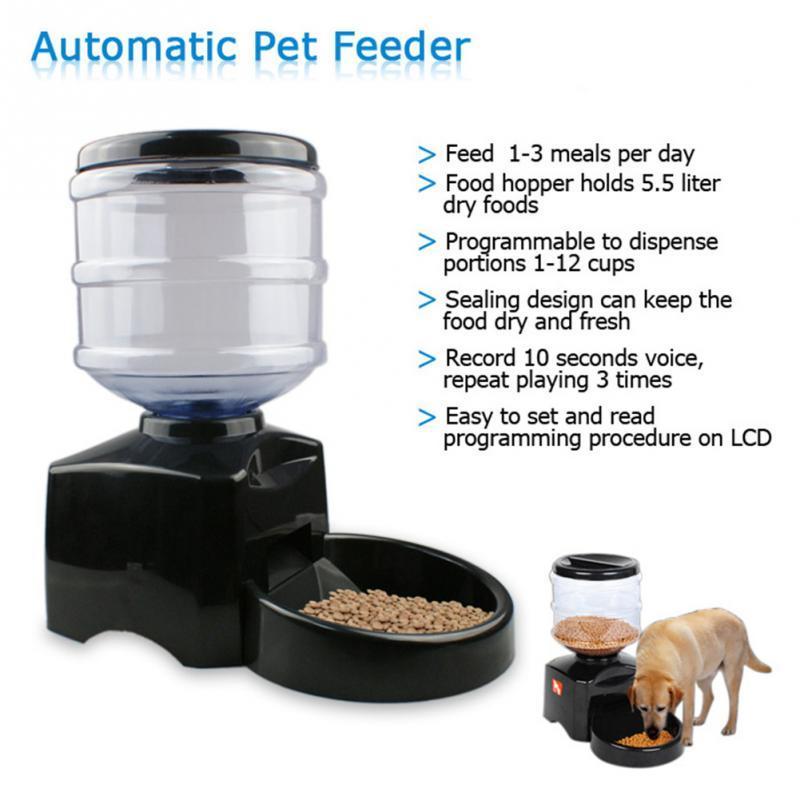 2019 Automatic Pet Feeder Programmable Timer Food Station