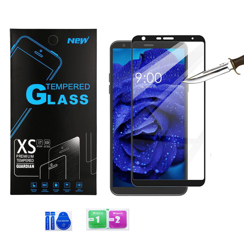 För Moto G PURE G PLAY 2021 Full täckt tempererat glas 3D Ny skärmskydd Samsung A12 5G A02S A72 A52 S20 Fe Glass med Retail Packag
