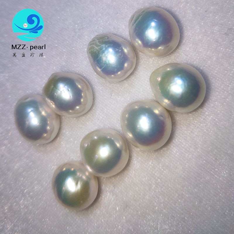 

low price large drop shape edison freshwater pearls,white pink purple colors