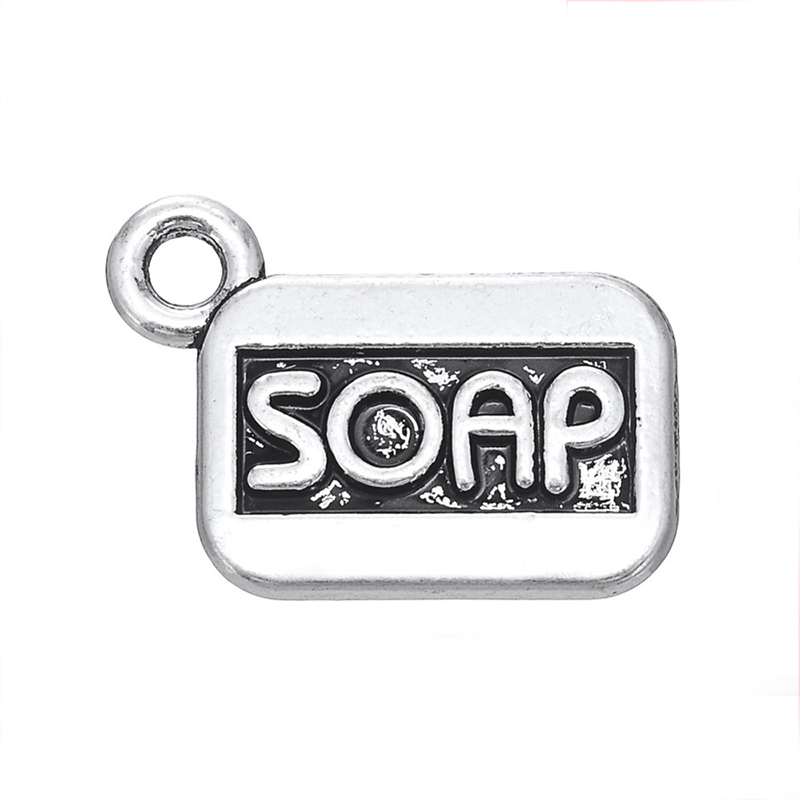 

Wholesale Vintage Soap Alloy Jewelry Finding Message Charms AAC555