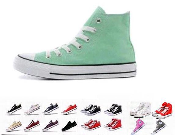 

2018 Size35-45 New star Low High top Casual Shoes Style sports stars chuck Classic Canvas Shoe Sneakers conve Men Women Canvas Shoes retail, Black
