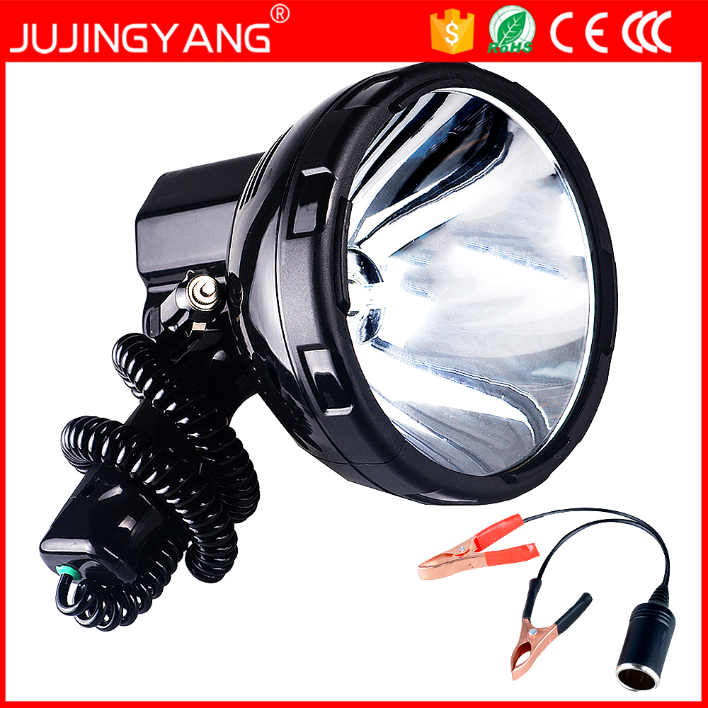 

Bright Protable HID spotlight 220W xenon search light hunting 12V searchlight 35w,55w,65w,75w,100w,160w