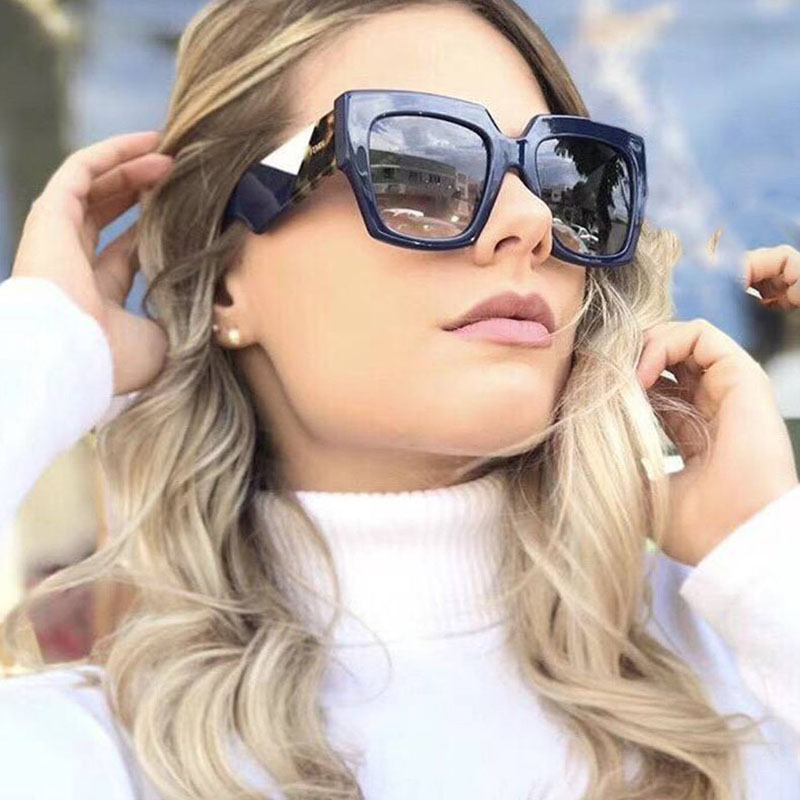 

Fashion Square Sunglasses for Women Brand Designer 2018 Oversized Vintage Female Sunglasses Fashion Shades UV400