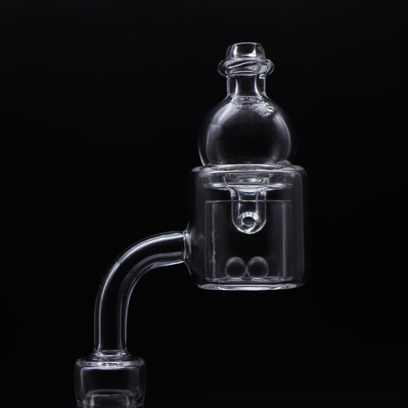 

Quartz Thermal Banger With Quartz Terp Dab Pearls Inserts Glass Bubble Carb Cap Insert Quartz Thermal Banger Nails For Glass Water Bongs